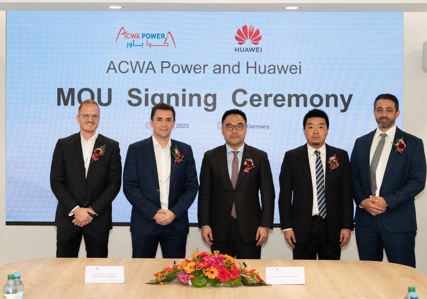 ACWA POWER AND HUAWEI to promote local renewable energy and storage development